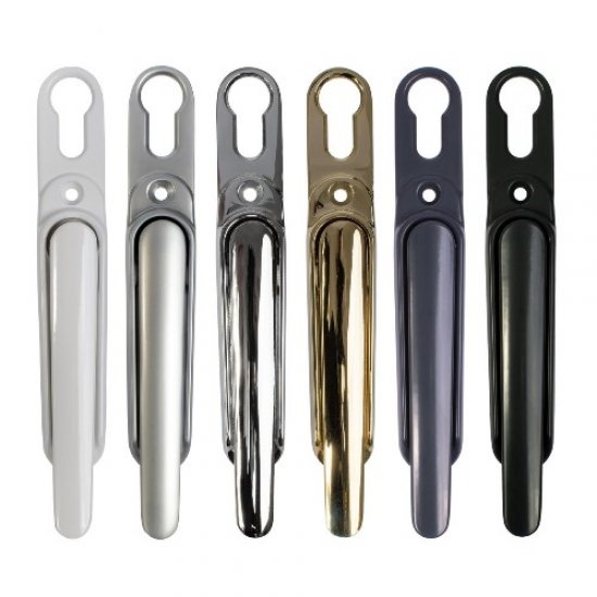 Greenteq Clearline Slimfold BiFold Door Handle With Euro Cut Out